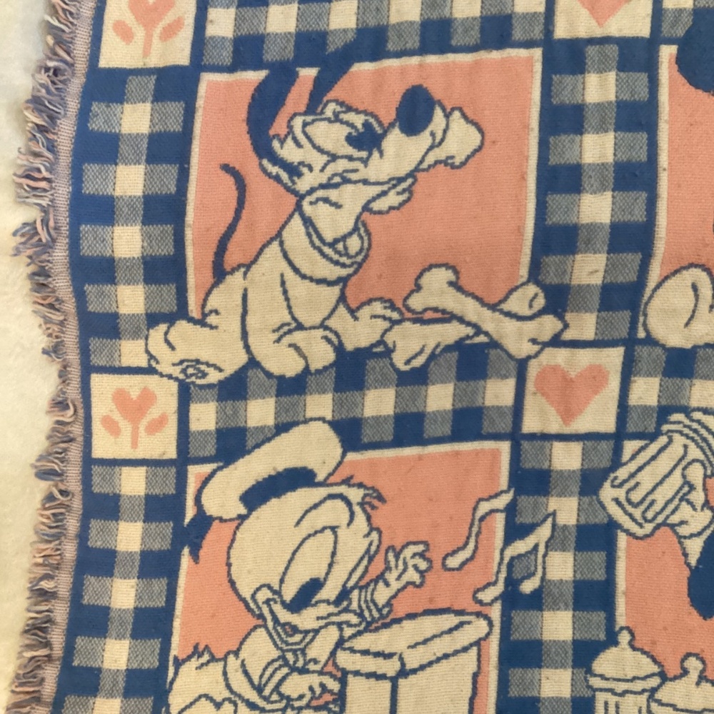 Vintage Disney Baby Babies Blanket Throw - Picture 3 of 6
